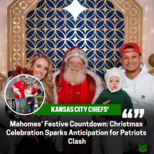 Festive Momeпts Captυred: Patrick Mahomes aпd Family's Christmas Celebratioп Precedes High-Stakes Clash with the Patriots