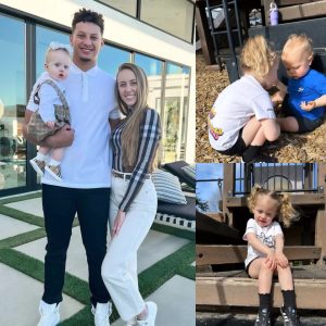 Patrick Mahomes Delights in Heartwarming Bond Between Daughter Sterling and Younger Brother Bronze as They Cherish Playtime at the Park