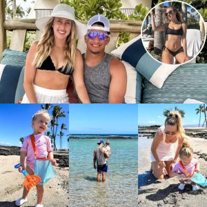 Patrick Mahomes Shares Happy Moments With His Wife Playing With His Beloved Daughter On The Beach, Building Sand Castles And Feeling Warm When He Sees Her Smiling, Making Fans Love Him