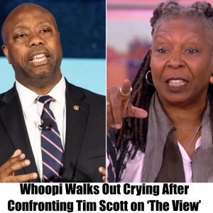 Breaking: Whoopi Walks Out Crying After Confronting Tim Scott on 'The View'