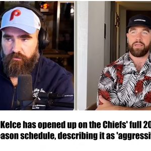 Travis Kelce dislikes 'aggressive' Chiefs schedule, aims three-peat