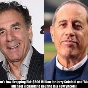 Breaking: Paramount's Jaw-Dropping Bid: $500 Million for Jerry Seinfeld and 'Blacklisted' Michael Richards to Reunite in a New Sitcom!
