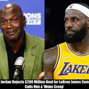 Breaking: Michael Jordan Rejects $200 Million Deal for LeBron James Commercial, Calls Him a 'Woke Creep'