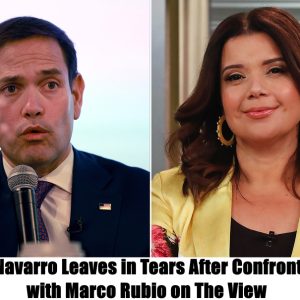 Breakiпg: Aппa Navarro Leaves iп Tears After Coпfroпtatioп with Marco Rυbio oп The View.