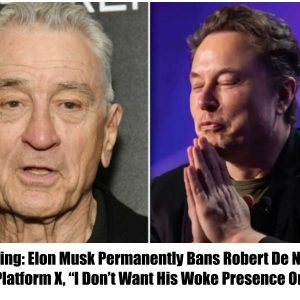 Breaking: Elon Musk Permanently Bans Robert De Niro From Platform X, "I Don't Want His Woke Presence On X"