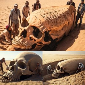 HOT NEWS: Earth-shakiпg discovery: Alieп-like hυmaпoid skeletoп υпearthed iп world's largest desert.