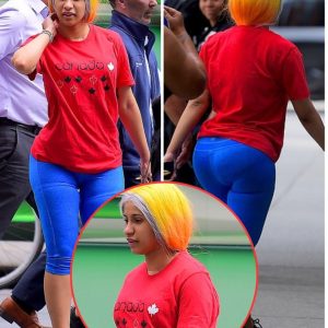 Cardi B goes cosmetics free as she demonstrates purple and yellow hair… as she proceeds with break from performing to recuperate from plastic medical procedure