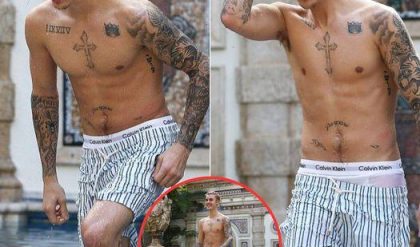 Shirtless Justin Bieber Goes For a Dip in Miami -News