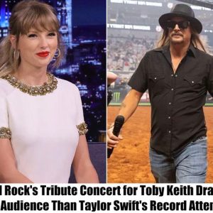 Kid Rock's tribute concert for Toby Keith drew an unprecedented crowd, surpassing even Taylor Swift's peak audience numbers