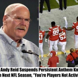 Chiefs' Coach Andy Reid Draws Line, Fires 3 Top Players For Anthem Kneeling: "Stand for the Game, Not Against the Anthem"