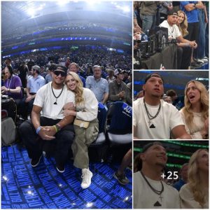When Patrick Mahomes and his wife Brittany attend an NBA playoff game, the broadcaster shares an unexpected insight from the NFL star