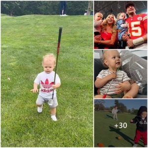 Brittany Mahomes Posts Adorable Picture of Her 17-Month-Old Son Bronze: A Boy and His Golf Club, Simply Put